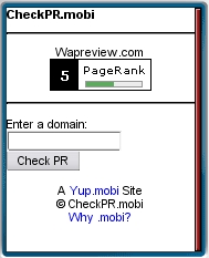 CheckPR.mobi 