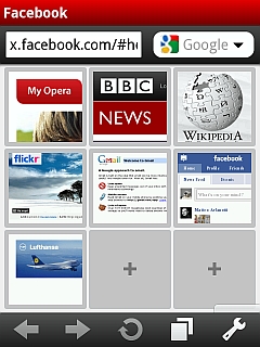 Opera Mobile 10 Speed Dial 