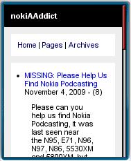 nokiAAddict Mobile Site 